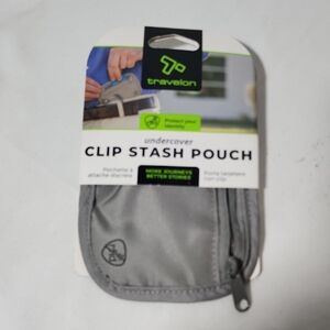 Travelon Gray Clip-On Pouch